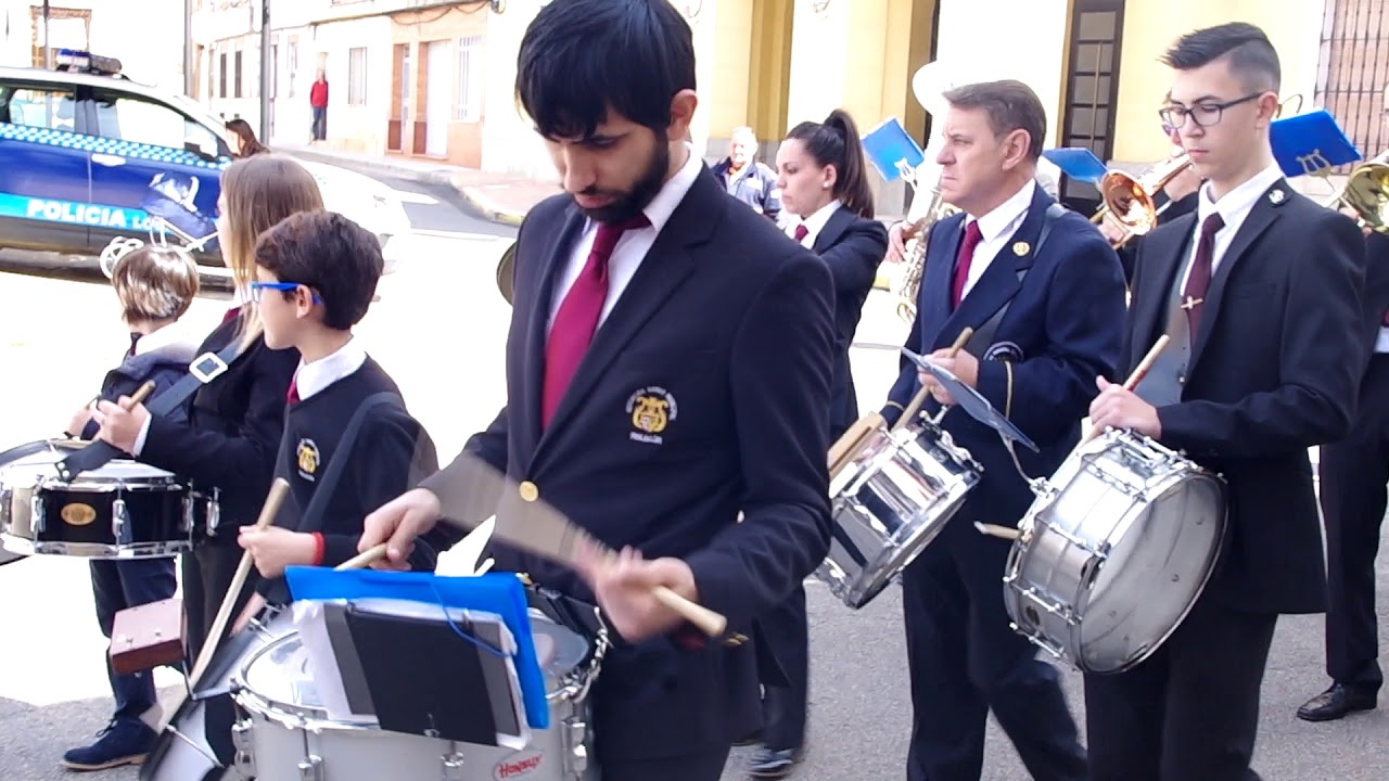 Procesión domingo de resurrección 1 abril 2018. Banda municipal de Malagón.
