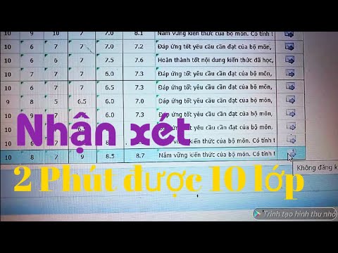 NHẬN XÉT môn học cực nhanh. Link ở phần mô tả video. - youtube
