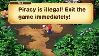 Super Mario RPG - Anti-Piracy Screen