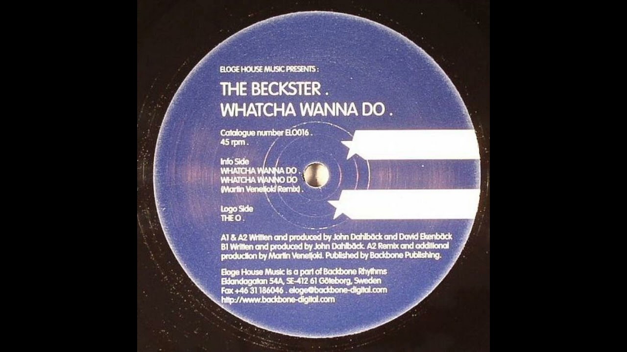 Beckster – Whatcha Wanna Do (Martin Venetjoki Remix)