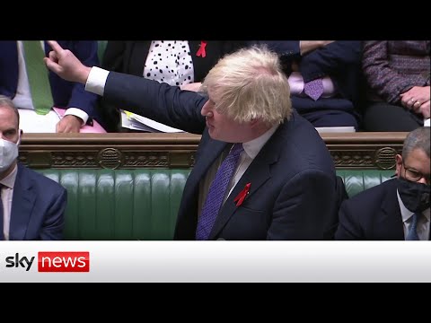 PMQs: Boris Johnson defends hospital refurbishments in building plans.