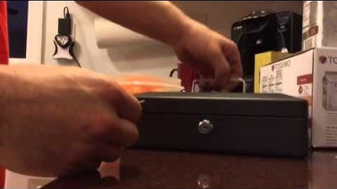 Sentry safe cheap break in cash box