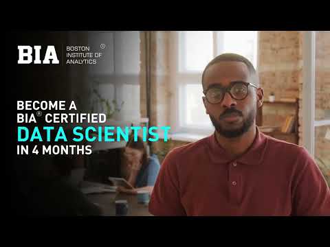 Become A BIA Certified Data Scientist In 4 Months