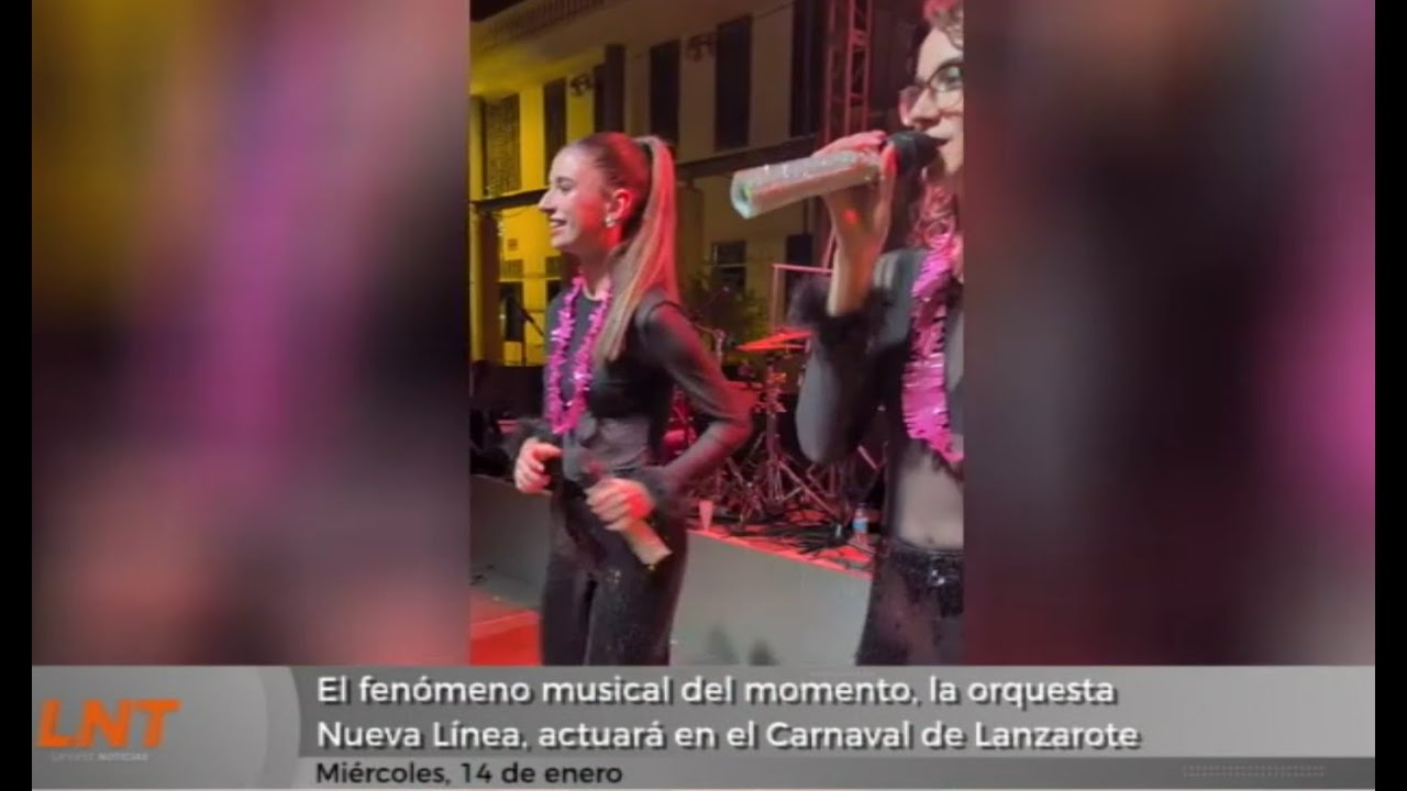 El fenómeno musical del momento, la orquesta Nueva Línea, actuará en el Carnaval de Lanzarote