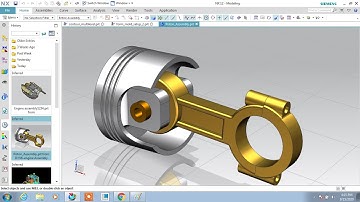 #NX CAD #V6 Engine #Piston Assembly