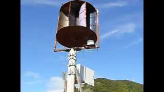 VAWT with oil drums. Lafond design