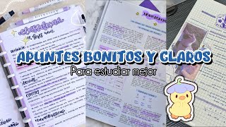 ✨️♡HOW TO MAKE PRETTY NOTES 💗📚 that actually help you study (without complicating things)♡♡