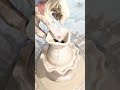 Pottery with clay 🌸 #shorts #viral #video #trending #pottery #clayart #like #love #music