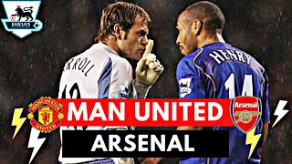 Manchester United vs Arsenal 2-0 All Goals & Highlights ( 2004 Premier League )