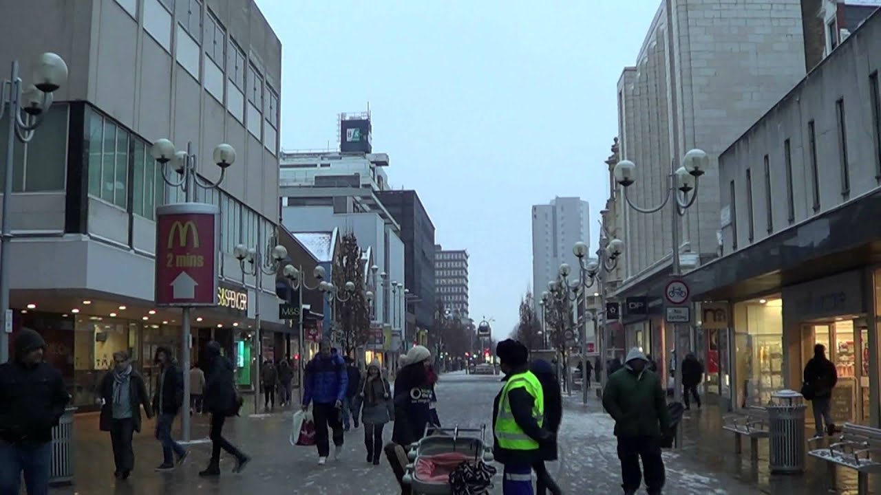 Around Ilford, Essex ( Snow Fall) YouTube