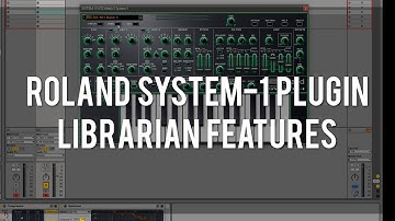 Roland AIRA System-1 Plug-In - Librarian Features