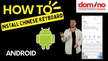 How to set up Chinese keyboard on Android smartphone