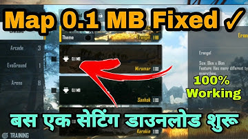 BGMI Map Not Downloading Problem Fixed | BGMI 0.1 MB Issue Solution, Battleground Mobile India 0.1MB