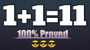 Proof of 1+1=11 | Prove That 1+1=11| How to Prove 1+1=11| Math Puzzle | 🤣😜😂 | Titli Experiment