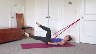 Band resisted deadbug (lower body only)