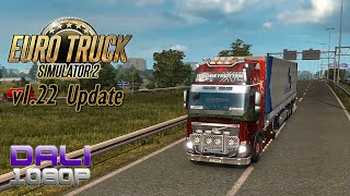 Euro Truck Simulator 2 V1.22 Update World Of Trucks Contracts Pc Gameplay 60Fps 1080P