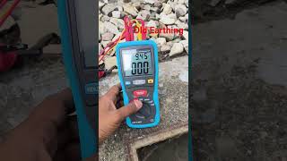 Resistance test of old Earthing/electrode by metravi earth Tester#electrician #earth #earthtester