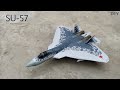 How to make FIGHTER plane with paper | DIY Sukhoi SU-57