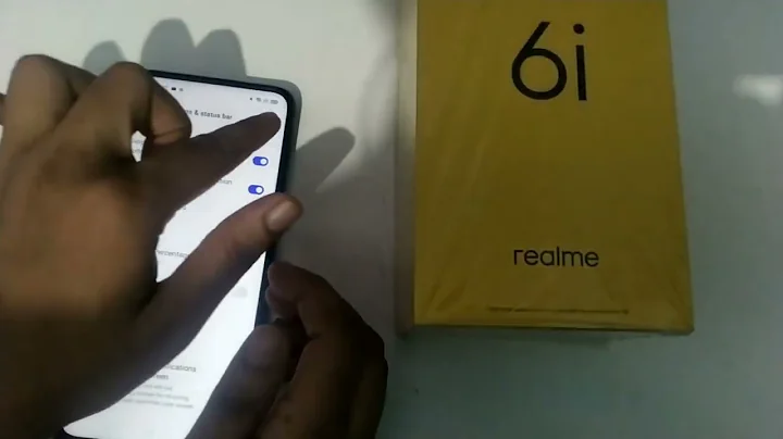 Show battery percentage in realme 6i mobile, battery percentage show kaise