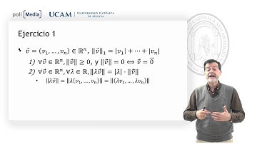 Álgebra Lineal - Norma de un espacio vectorial. Ej 1- Jesús Soto