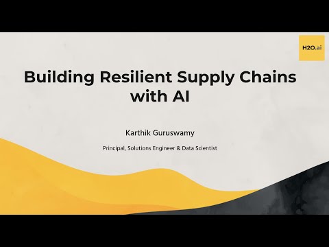 Webinar: Building Resilient Supply Chains with AI