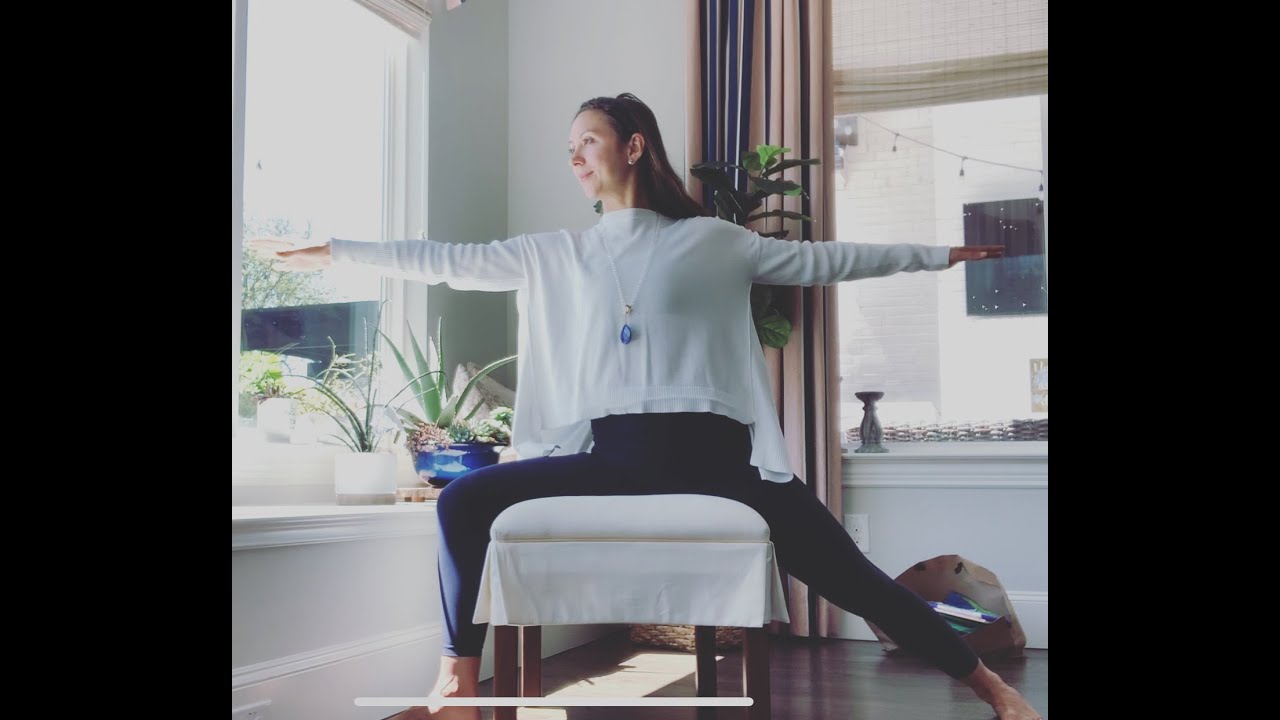 Chair Yoga For Opening and Peace - YouTube