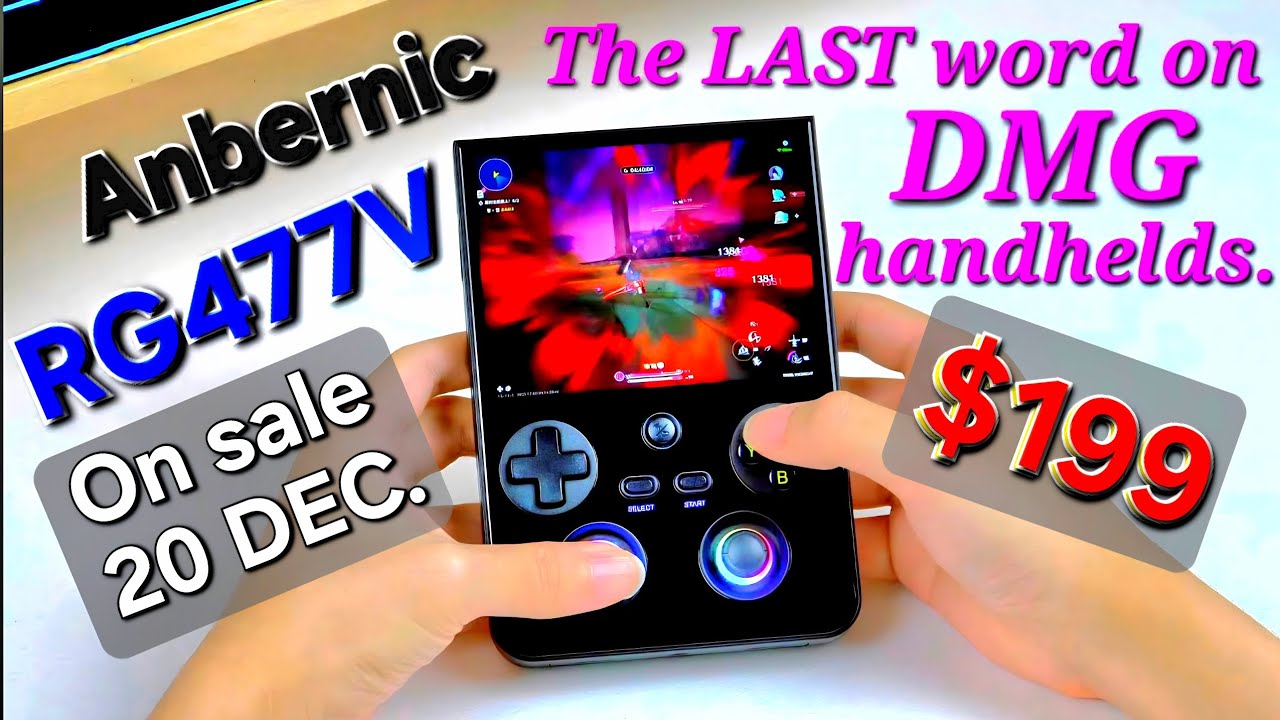 Anbernic RG477V: $199 Ultimate vertical handheld. You