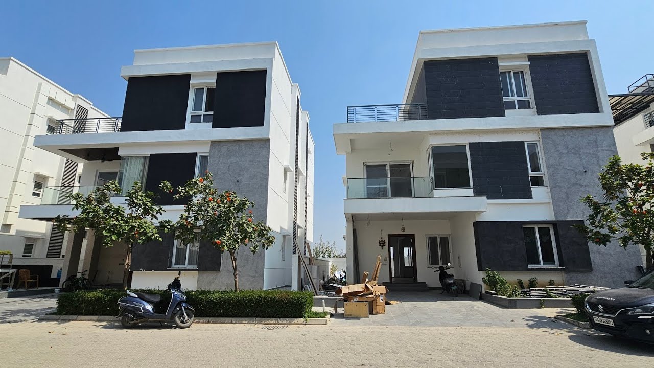 280 Sqyds Triplex Villa Forsale In Gated Community Hyderabad | Gachibowli | Tellapur 