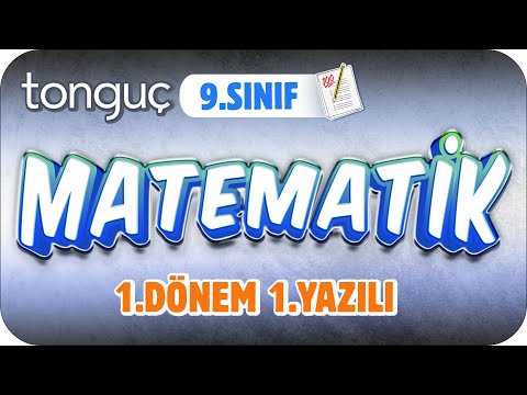 9.Sınıf Matematik 1.Dönem 1.Yazılıya Hazırlık 📑 #2024