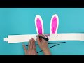 DIY Bunny Headband Kids Craft by We Craft Box