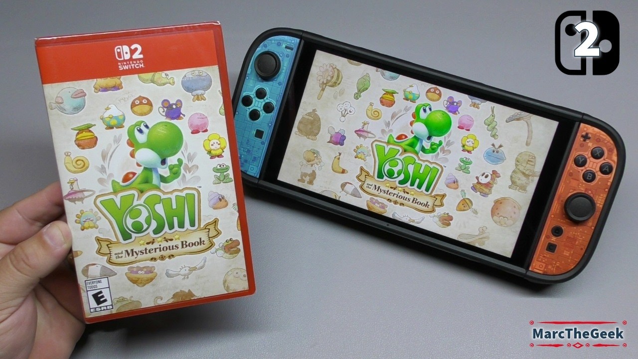 Yoshi and the Mysterious Book Unboxing & Gameplay on Nintendo