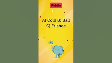 What can you catch but not throw? #riddlechallenge #shorts