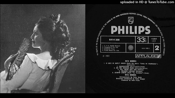 Rita Morris with Orchestra Peter Knight - Summerti...