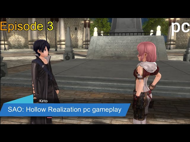 Sword Art Online: Hollow Realization, PC Gameplay, 1080p HD