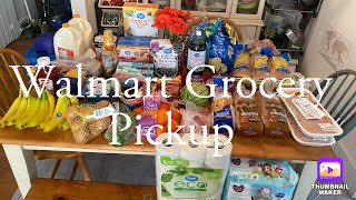 BUDGET GROCERY HAUL FAMILY OF 6 HEALTHY-ISH GROCERIES WALMART PICK UP