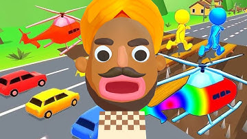 Shape Shifting vs Sandwich Runner SpeedRun Gameplay Android iOS