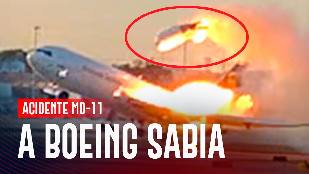 Atualização do relatório do acidente do MD-11 