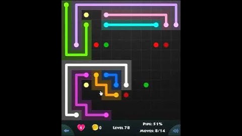 flow game facebook - 12 x 12 mania level 78 Connect the dots