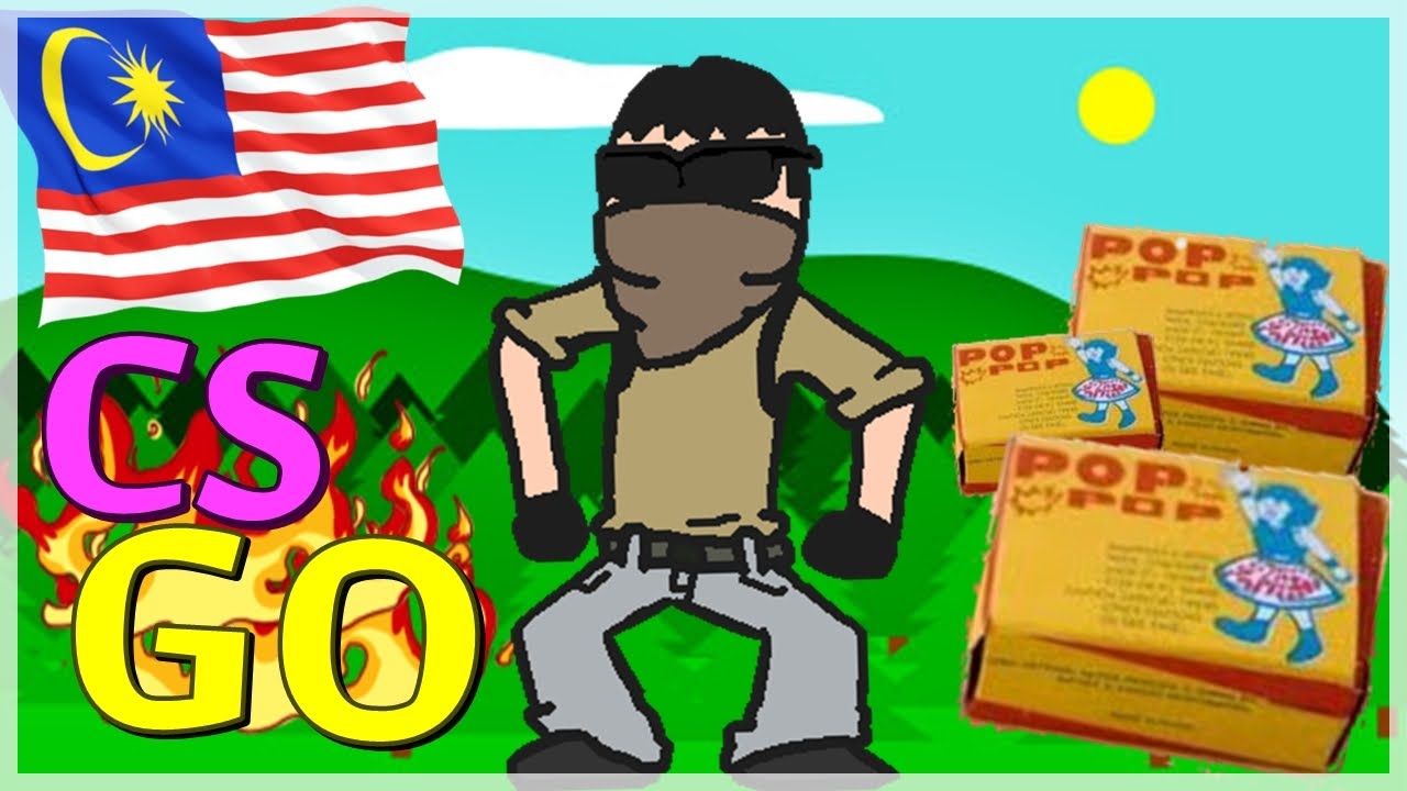 CS GO Malaysia - Akibat Main Mercun Pop Pop! - YouTube