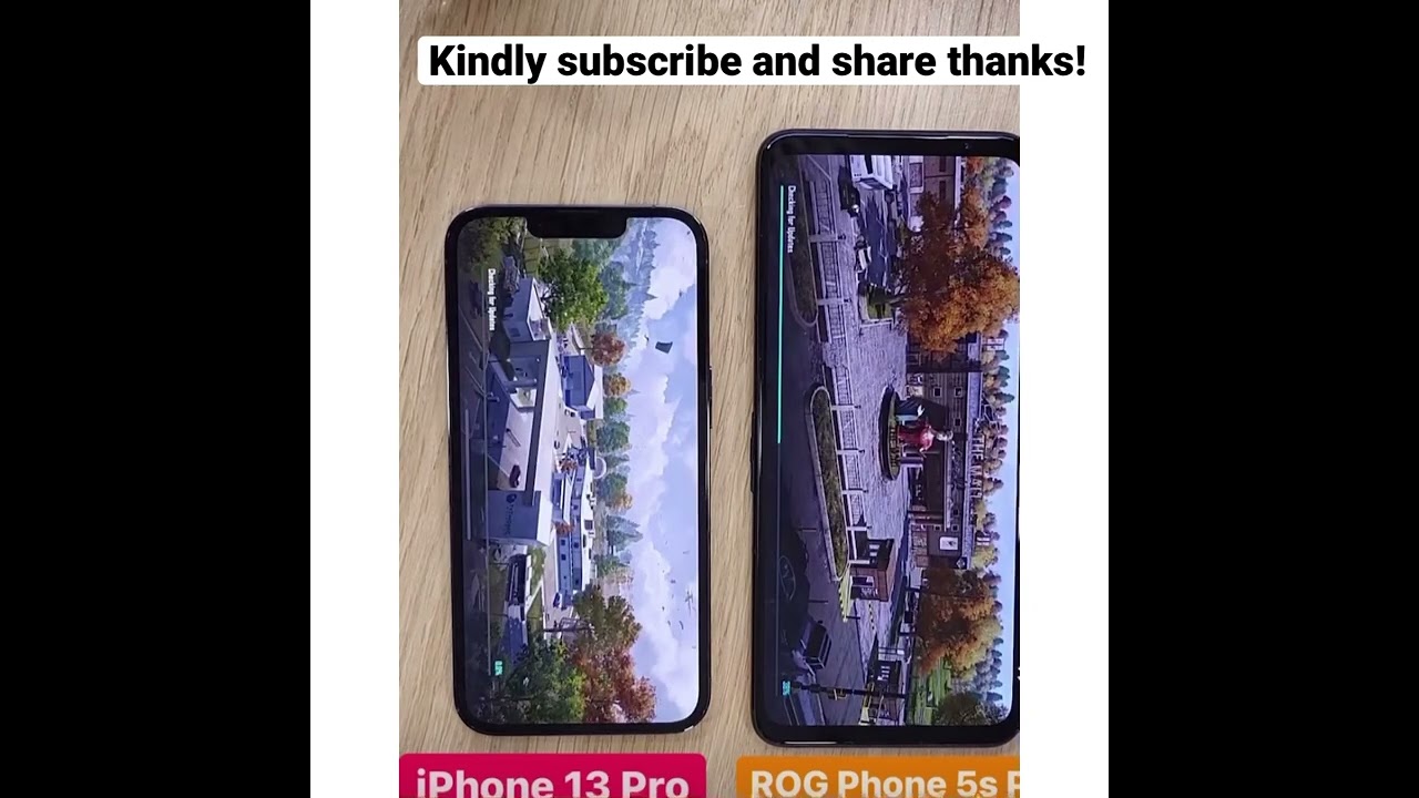 iPhone 13 pro vs ROG Phone 5s pro speed test 🤔🤔!