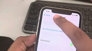 How to set allowed apps during downtime in iPhone