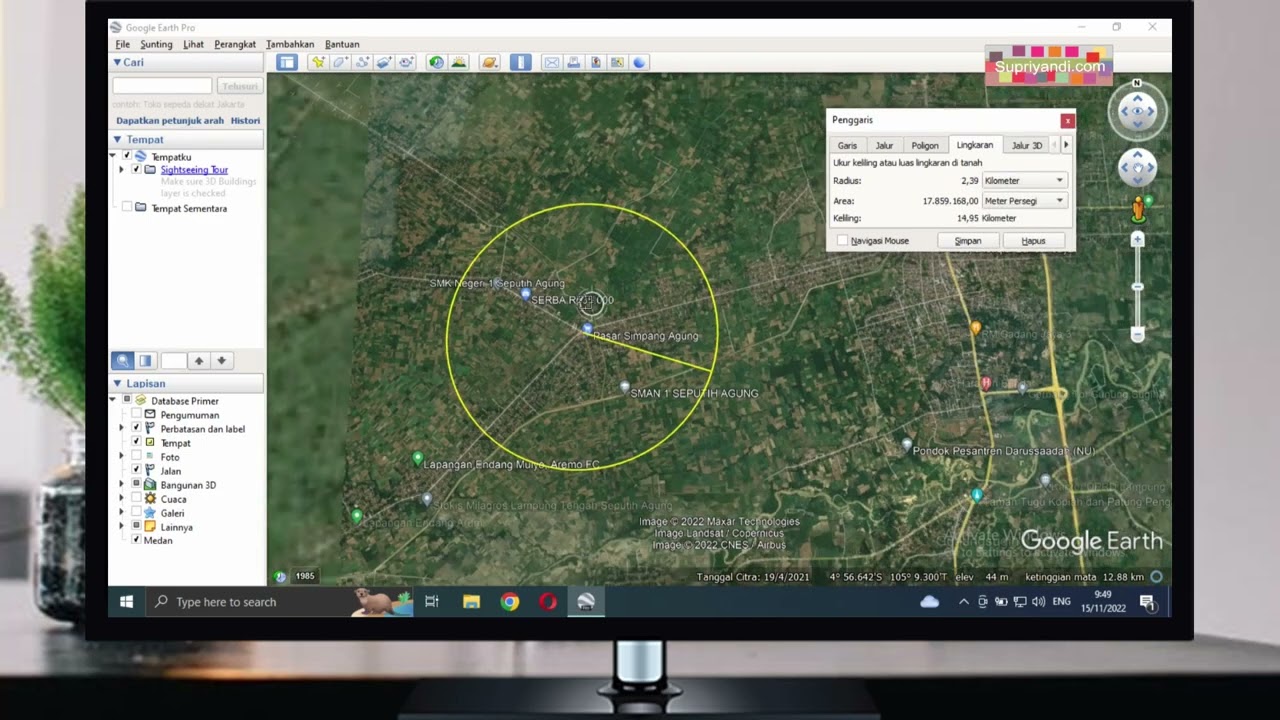 CARA Membuat Radius Area Menggunakan - Maxresdefault