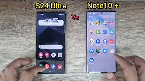 Samsung S24 Ultra vs Note 10 plus | SPEED TEST 🔥