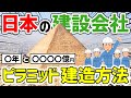 もし日本の建設会社が大ピラミッドを造るならどう建てる？