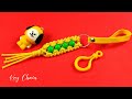 Super Easy Paracord Lanyard Keychain | How to Make a Paracord Key Chain Handmade DIY Tutorial #57