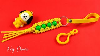 Super Easy Paracord Lanyard Keychain | How to Make a Paracord Key Chain Handmade DIY Tutorial #57