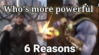 6 Reasons Why Hela Is Powerful Than Thanos | Hela Vs Thanos Battle | MARVEL ARENA