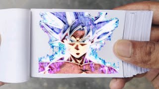 Goku Masters Ultra Instinct Flipbook | Dragon Ball Super Flip book | Goku Vs Jiren screenshot 2