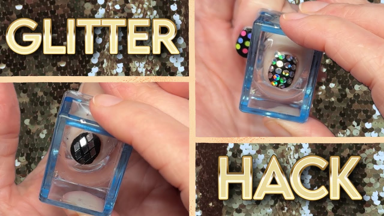 ✨EASY Glitter Nails✨ My Stamper Hack for Sparkle! 