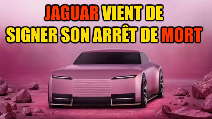 JAGUAR VIENT DE SIGNER SON ARRÊT DE MORT